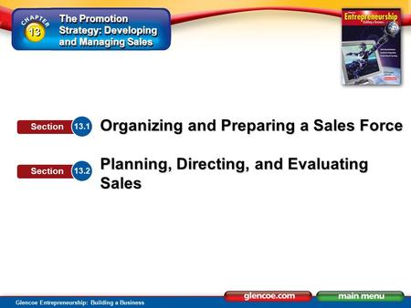 Section Objectives Explain the role of personal selling in businesses.
