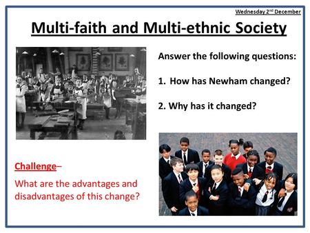Multi-faith and Multi-ethnic Society