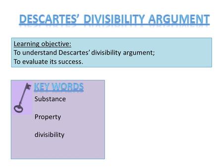 Descartes’ divisibility argument