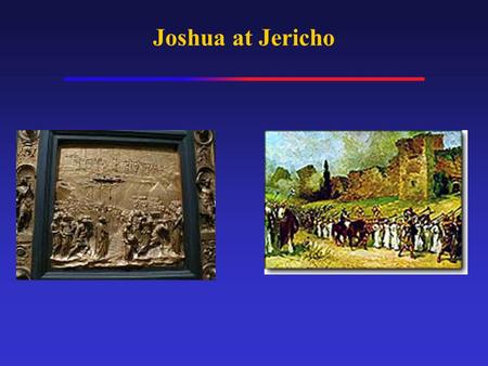 Joshua at Jericho. Salem Witch Trials In 1692, 20 were executed in Massachusetts.