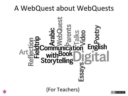 A WebQuest about WebQuests (For Teachers). Introduction The Web is filled with fabulous teaching and learning content. How do you get students to use.