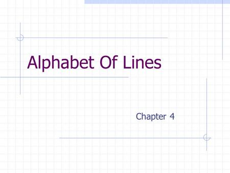 Alphabet Of Lines Chapter 4.