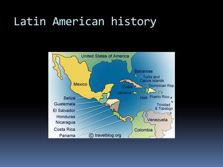 Latin American history
