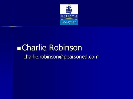 Charlie Robinson Charlie