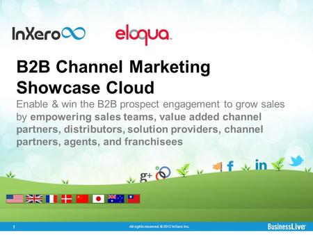 1 All rights reserved. © 2012 InXero Inc. B2B Channel Marketing Showcase Cloud Enable & win the B2B prospect engagement to grow sales by empowering sales.