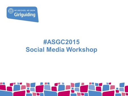 #ASGC2015 Social Media Workshop