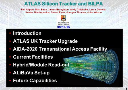 ATLAS UK Tracker Upgrade AIDA-2020 Transnational Access Facility