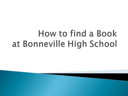  Brandon has to find a book to read for a book report. He comes to you and tells you he has not read a complete book since sixth grade, and has no idea.