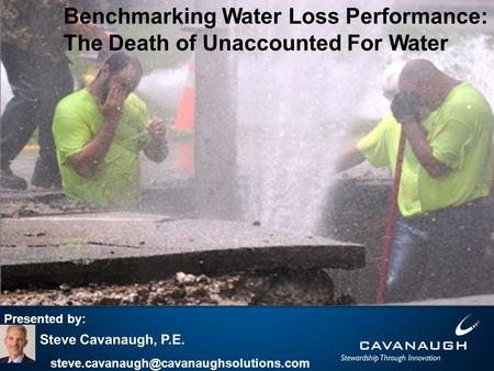 Benchmarking Water Loss Performance: