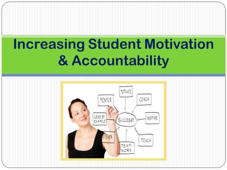 Increasing Student Motivation & Accountability