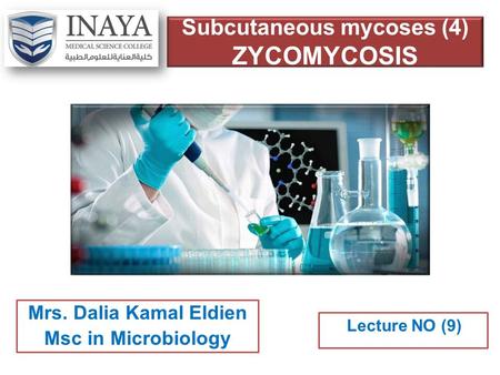 Subcutaneous mycoses (4) ZYCOMYCOSIS