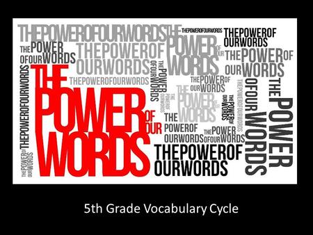 5th Grade Vocabulary Cycle. Prediction PREDICTION Why did you ____________ that I did not like lemon pie just because I ordered apple pie?