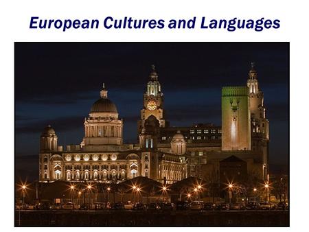 European Cultures and Languages. The people of Europe are all considered European though their national cultures are all different Europe is a continent.