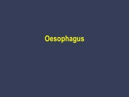 Oesophagus. Oesophagus - squamous cell carcinoma Multiple LOH Amplification of CMYC, EGFR, CYCLIN D1, HST1… Overexpression of Cyclin D1 LOH at 3p2; LOH.