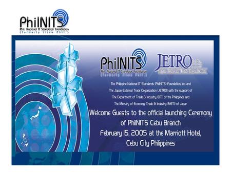 JITSE Phil. Foundation, Inc. was incorporated with the Securities & Exchange Commission (SEC) on April 10, 2002.