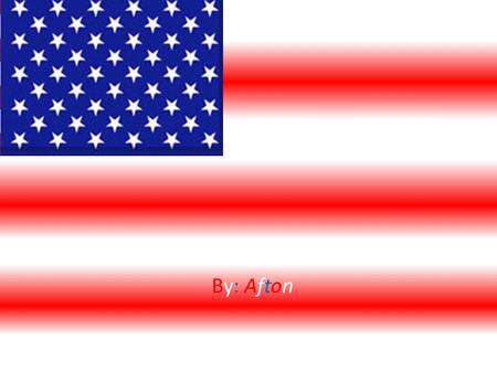 By: Afton { I pledge Allegiance to the flag of the United States of America and to the Republic for which it stands indivisible, with Liberty and l stands,