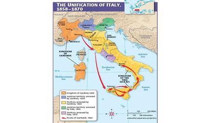 Italian Peninsula had not been unified since fall of Roman Empire Most people spoke same language, but peninsula was divided into competing states, each.