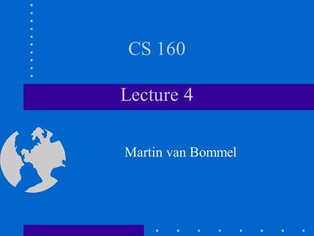 CS 160 Lecture 4 Martin van Bommel. Overflow In 16-bit two’s complement, what happens if we add 0111111111111111 + 0000000000000001 1000000000000000 =