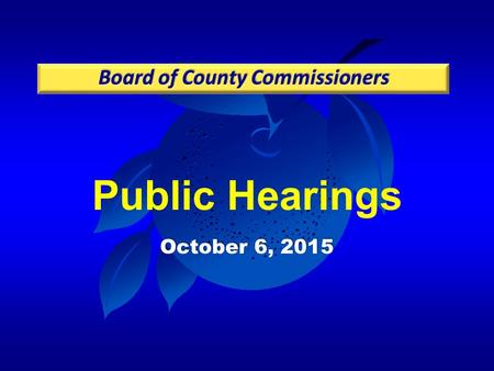 Public Hearings October 6, 2015. Case: CDR-15-08-229 Project: Reams Road Parcel Commercial PSP Applicant: Constance A. Owens Tri3 Civil Engineering Design.