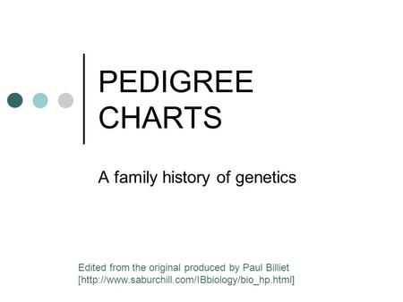 A family history of genetics
