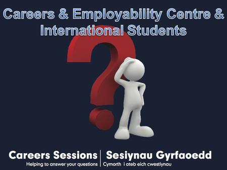 International Career Appointments Information & Advice on:  UK Work visas  Job hunting strategies  Effective use of language in CVs, job applications.