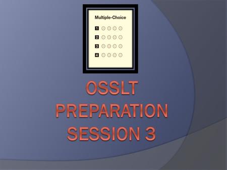 WELCOME TO SESSION 3 What we’ll be working on:  examining a specific kind of reading – the graphic text  examining the tips for multiple choice question.