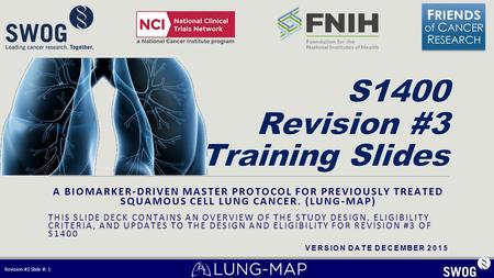 S1400 Revision #3 Training Slides