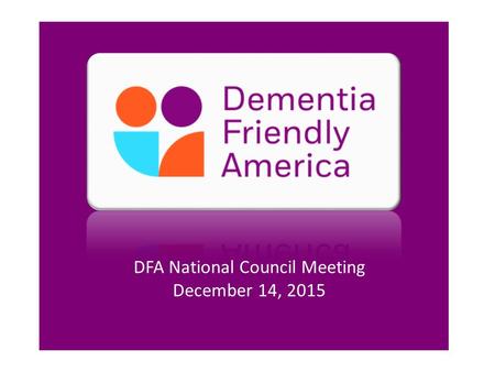 Sd DFA National Council Meeting December 14, 2015.