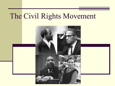 The Civil Rights Movement. Justice Delayed Although freed under the 13 th Amendment African Americans were restricted under things like the Jim Crow Laws.