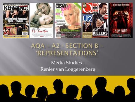 Media Studies - Renier van Loggerenberg. SECTION B – CASE STUDY 1.REPRESENTATIONS IN THE MEDIA 2.THE IMPACT OF NEW/ DIGITAL MEDIA 3.CHOOSE & ANSWER.