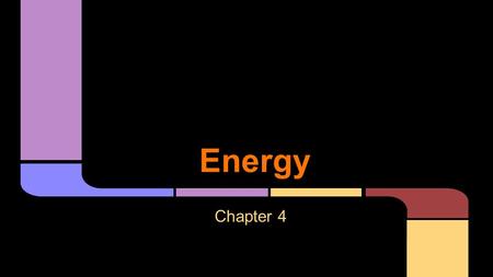 Energy Chapter 4.