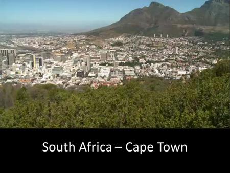 South Africa – Cape Town. 45% of the population (18 million people) live on less than £1.50 a day.18 million people 60% of the poor get no social security.