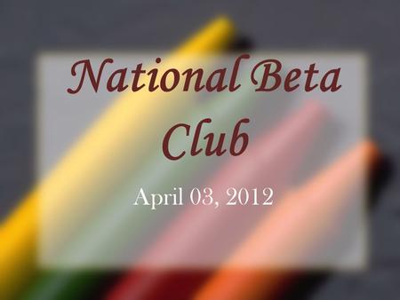 National Beta Club April 03, 2012. GAP Food Bank Location: 8768 Helms Street, Suite A Rancho Cucamonga, CA 91730 Time: Every Thursday 3:30 ~ 6:30 Maximum: