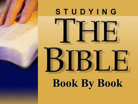 Book By Book. Psalms  It is not a New Testament book!  It is a valuable part of God’s word (Romans 15:4; 2 Timothy 3:16-17)!