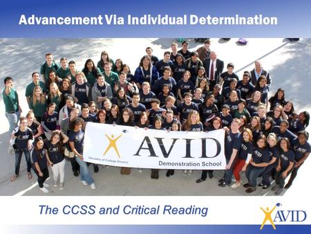 The CCSS and Critical Reading Advancement Via Individual Determination.