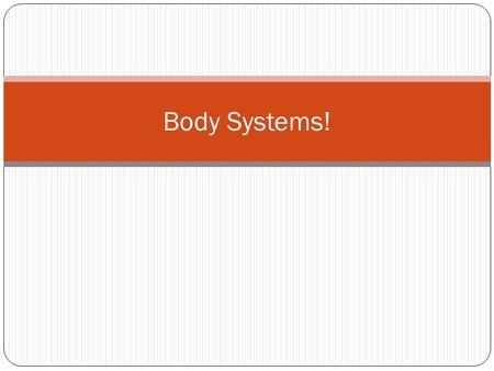 Body Systems!.