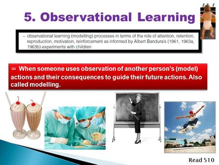 5. Observational Learning