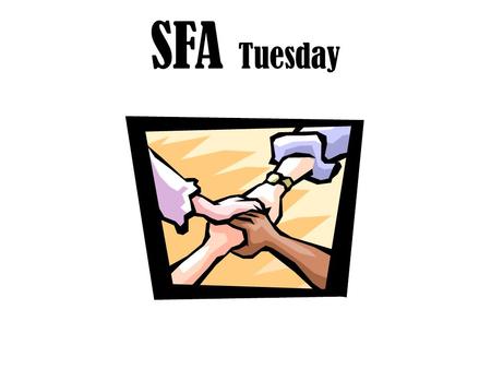 SFA Tuesday. Vocabulary Can you pronounce it Do know the definition Can you use it in a sentence.