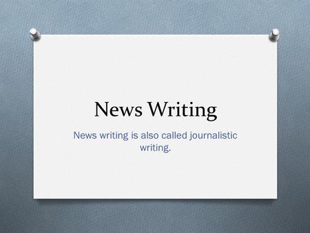 article writing ppt