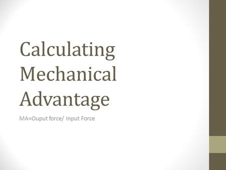 Ma Fr Ma De Fe Dr Rearrange The Ma Formula To Calculate Fr Dr Ppt Download Ma Fr Ma De Fe Dr Rearrange The Ma Formula To Calculate Fr Dr Ppt Download