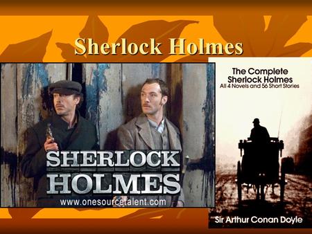Sherlock Holmes 1. Mathieu Orfilia 2 I Feel Awful 3.