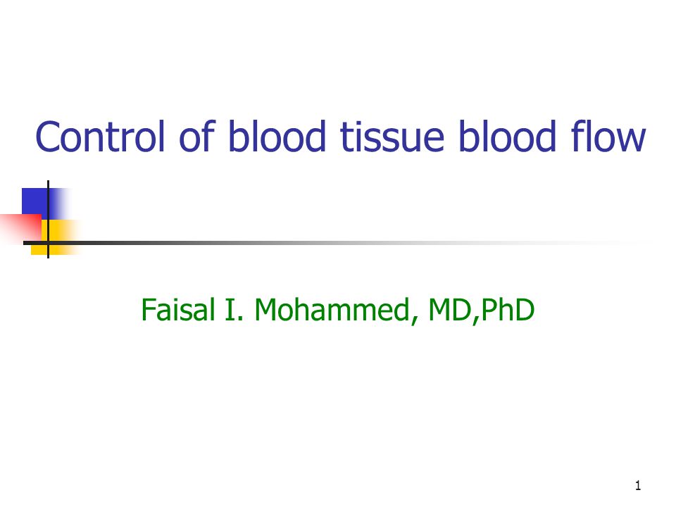 Control of blood tissue blood flow - ppt video online download