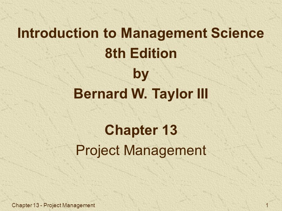 Introduction to Management Science ppt video online download