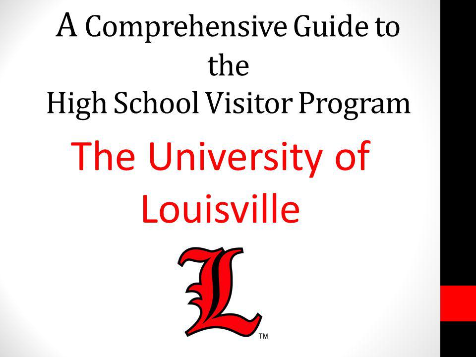 A Comprehensive Guide to the High School Visitor Program The
