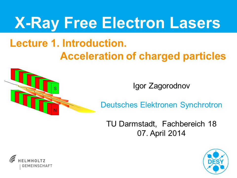 X-Ray Free Electron Lasers - ppt video online download