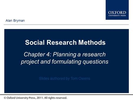 how to do your social research project or dissertation