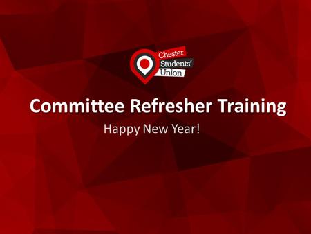 Committee Refresher Training Happy New Year!. Thank You.