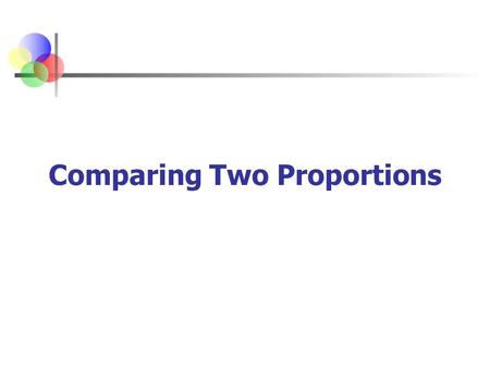 Comparing Two Proportions. AP Statistics Chap 13-2 Two Population Proportions The point estimate for the difference is p 1 – p 2 Population proportions.