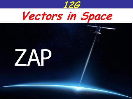 © 2013 Pearson Education, Inc. 12G Vectors in Space.