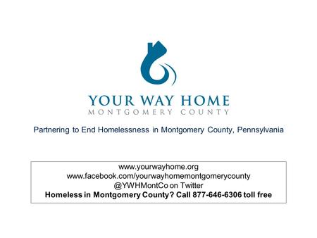 Partnering to End Homelessness in Montgomery County, Pennsylvania  on Twitter.